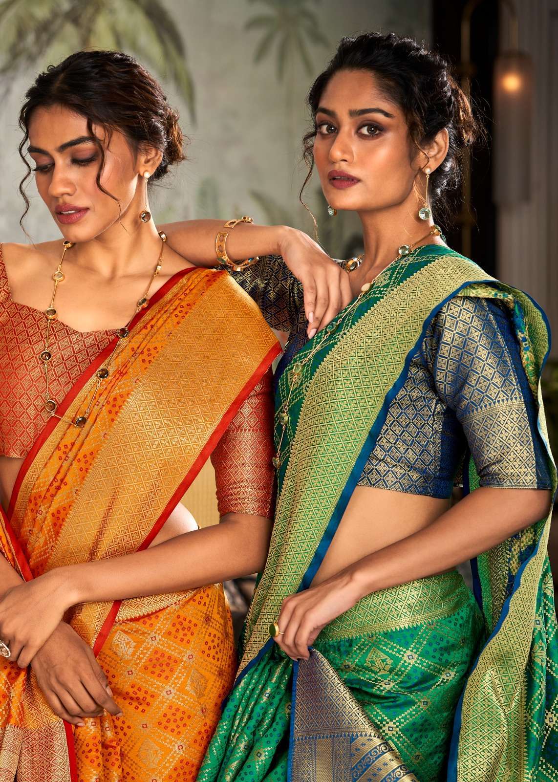 RAJPATH PRESENTS RANGOON 169001-169006 SERIES SOFT HANDLOOM PATOLA WEAVING SAREES CATALOG WHOLESALER AND EXPORTER IN SURAT 
