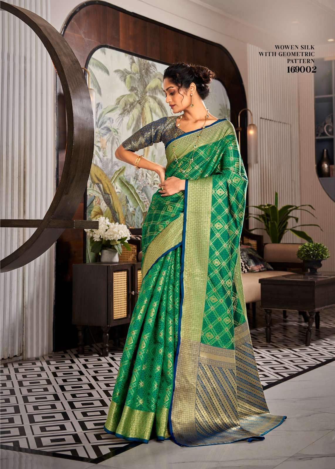 RAJPATH PRESENTS RANGOON 169001-169006 SERIES SOFT HANDLOOM PATOLA WEAVING SAREES CATALOG WHOLESALER AND EXPORTER IN SURAT 