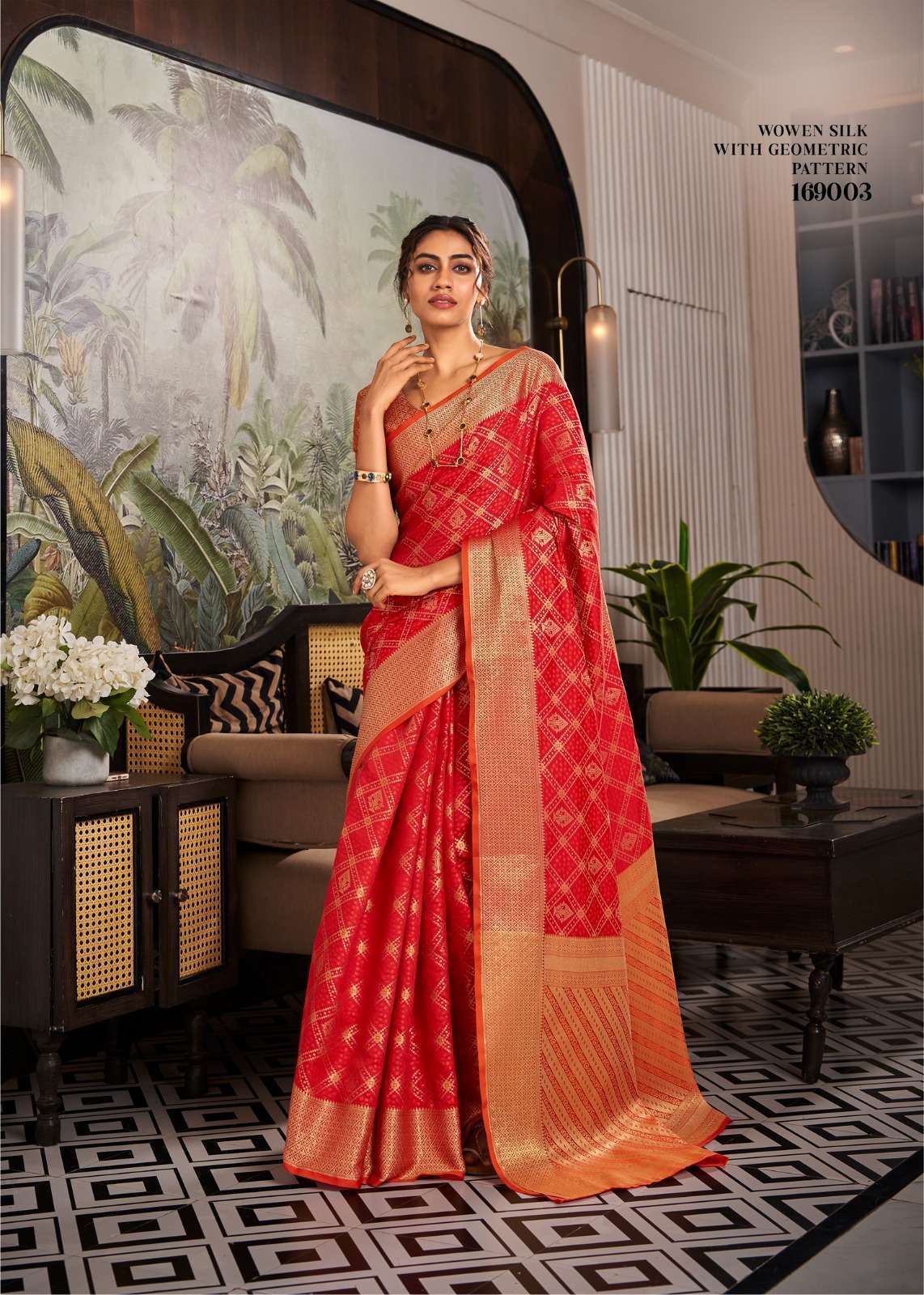 RAJPATH PRESENTS RANGOON 169001-169006 SERIES SOFT HANDLOOM PATOLA WEAVING SAREES CATALOG WHOLESALER AND EXPORTER IN SURAT 