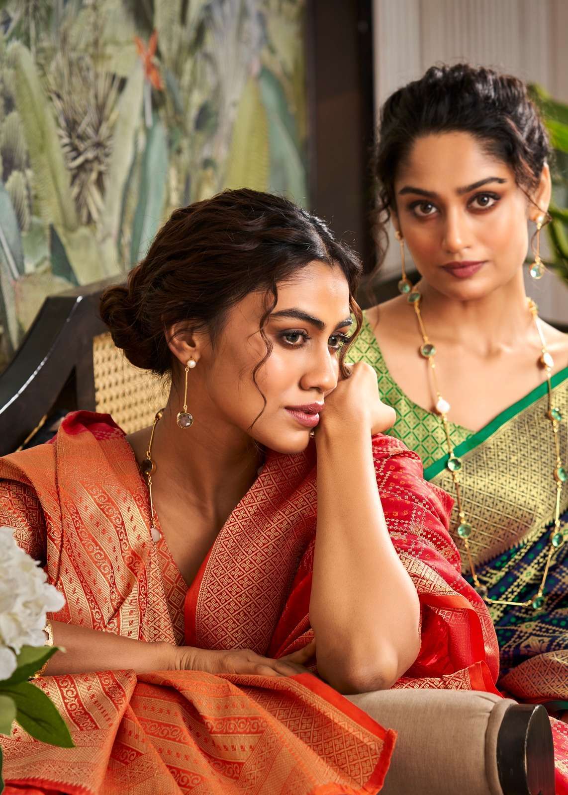 RAJPATH PRESENTS RANGOON 169001-169006 SERIES SOFT HANDLOOM PATOLA WEAVING SAREES CATALOG WHOLESALER AND EXPORTER IN SURAT 
