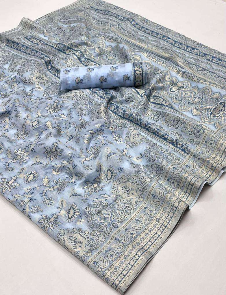 RAJTEX PRESENT KAFREEN SILK 290000 SERIES KASHMIRI MODAL HANDLOOM WEAVING SAREES CATALOG WHOLESALER AND EXPORTER IN SURAT 