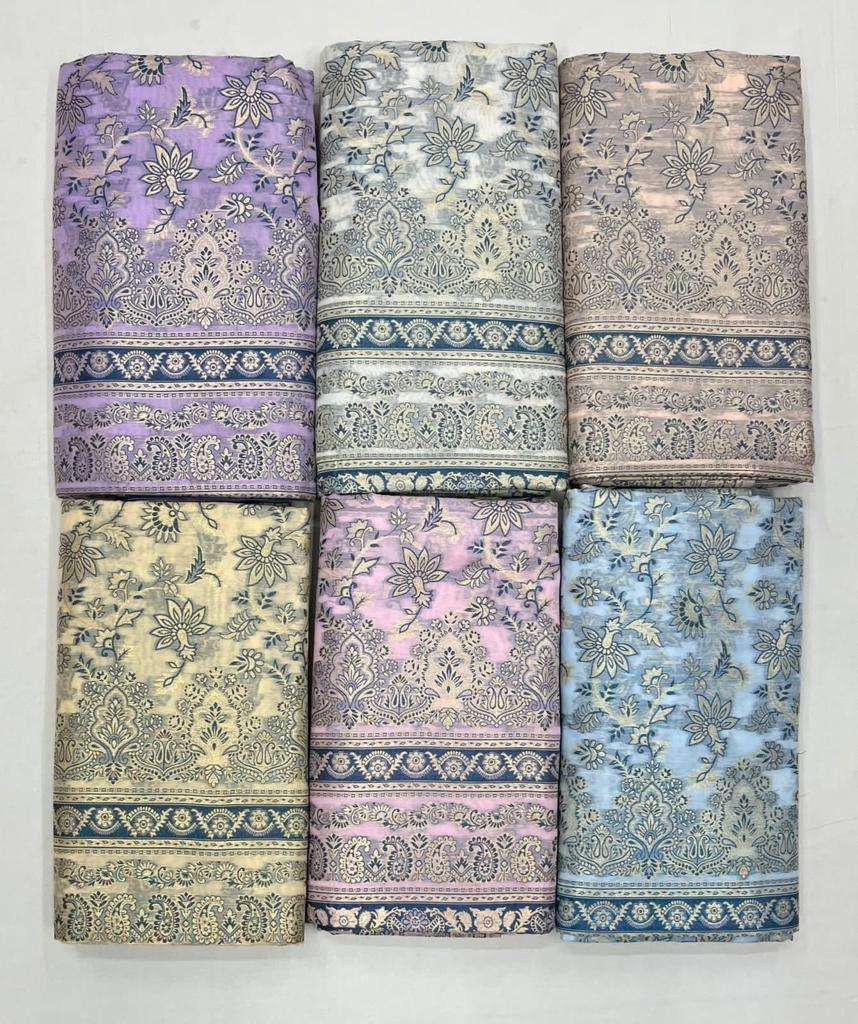 RAJTEX PRESENT KAFREEN SILK 290000 SERIES KASHMIRI MODAL HANDLOOM WEAVING SAREES CATALOG WHOLESALER AND EXPORTER IN SURAT 