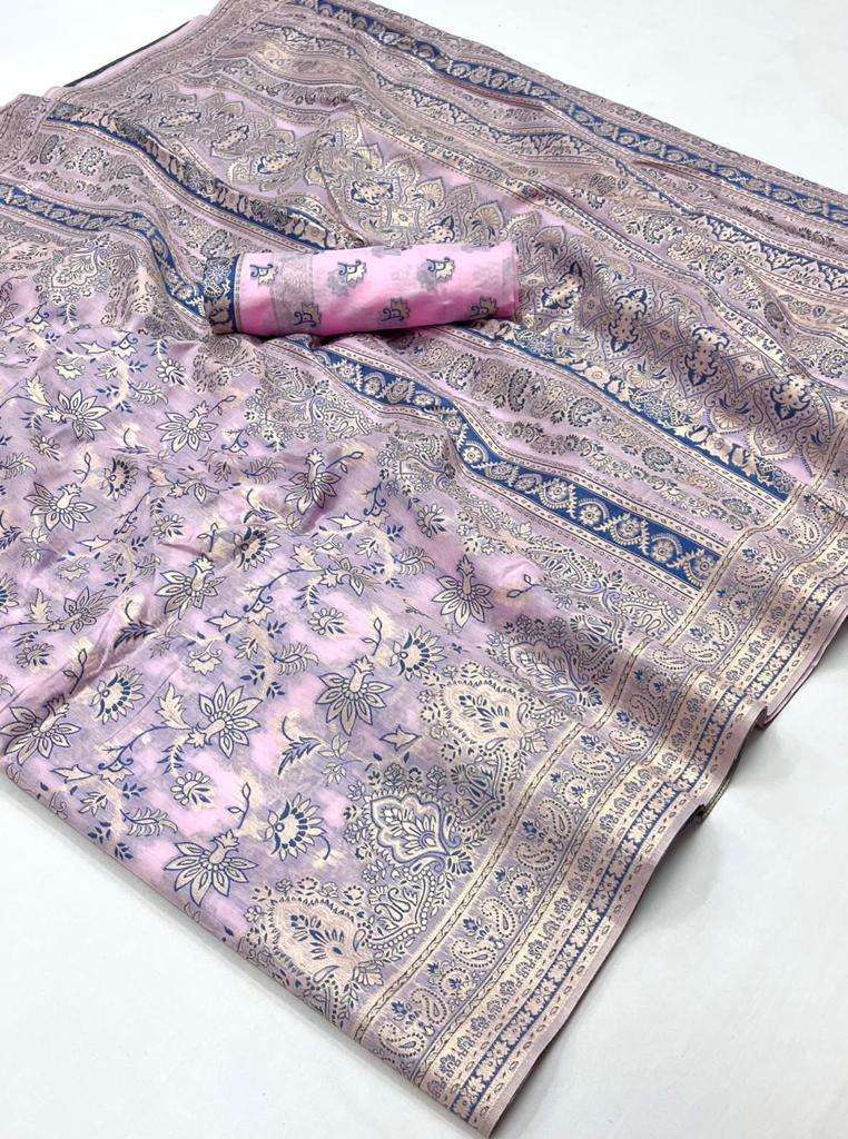 RAJTEX PRESENT KAFREEN SILK 290000 SERIES KASHMIRI MODAL HANDLOOM WEAVING SAREES CATALOG WHOLESALER AND EXPORTER IN SURAT 