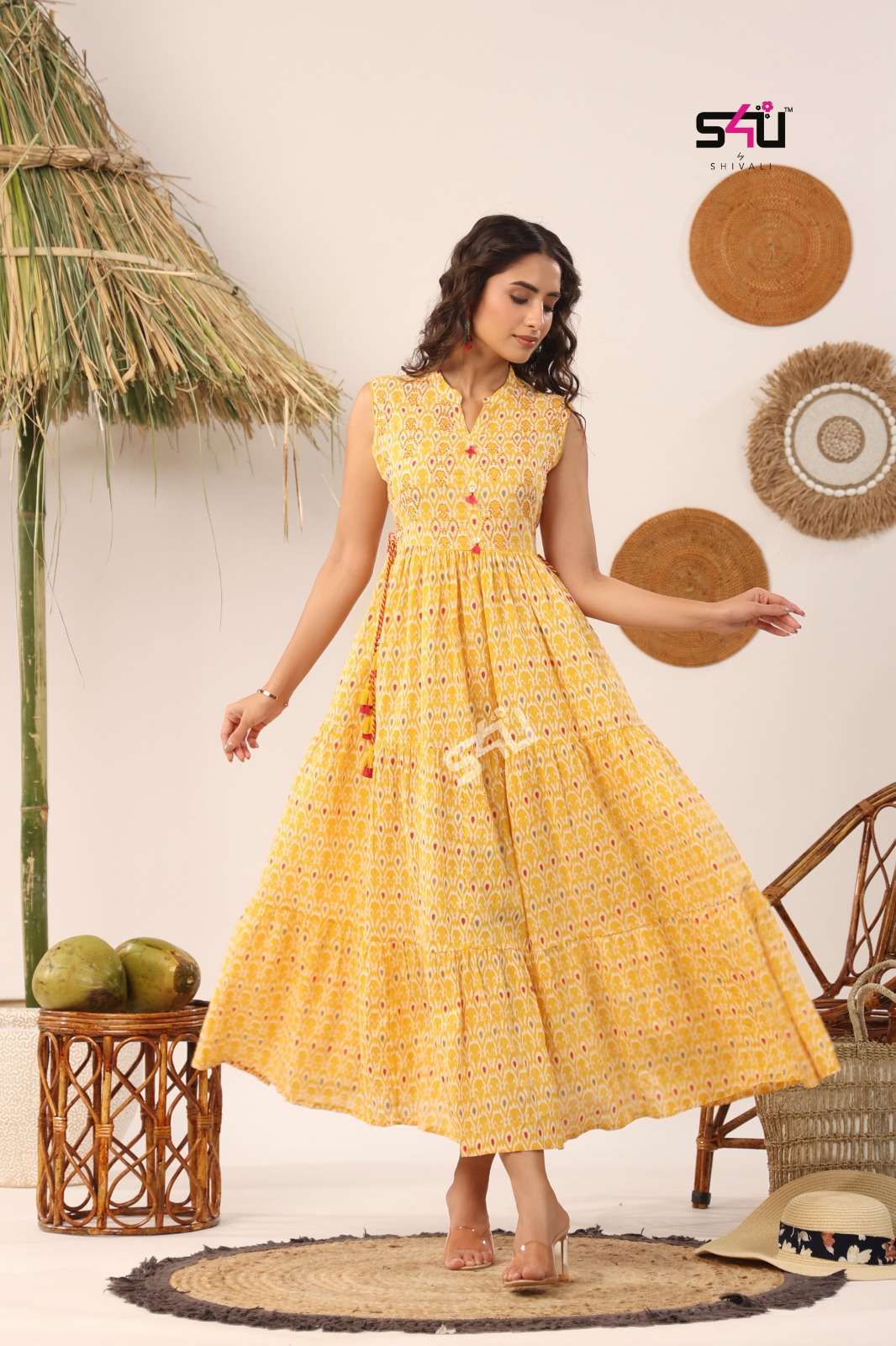 ROSHNI VOL 1 BY KOODEE Launching On the Occasion of Navratri Full flair Designer  Gown Style Kurti - Reewaz International | Wholesaler & Exporter of indian  ethnic wear catalogs.