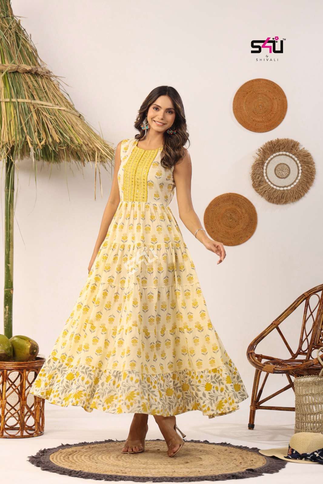 Art Riddhs Chaitanya Maxi Gown Style Kurti Collection,