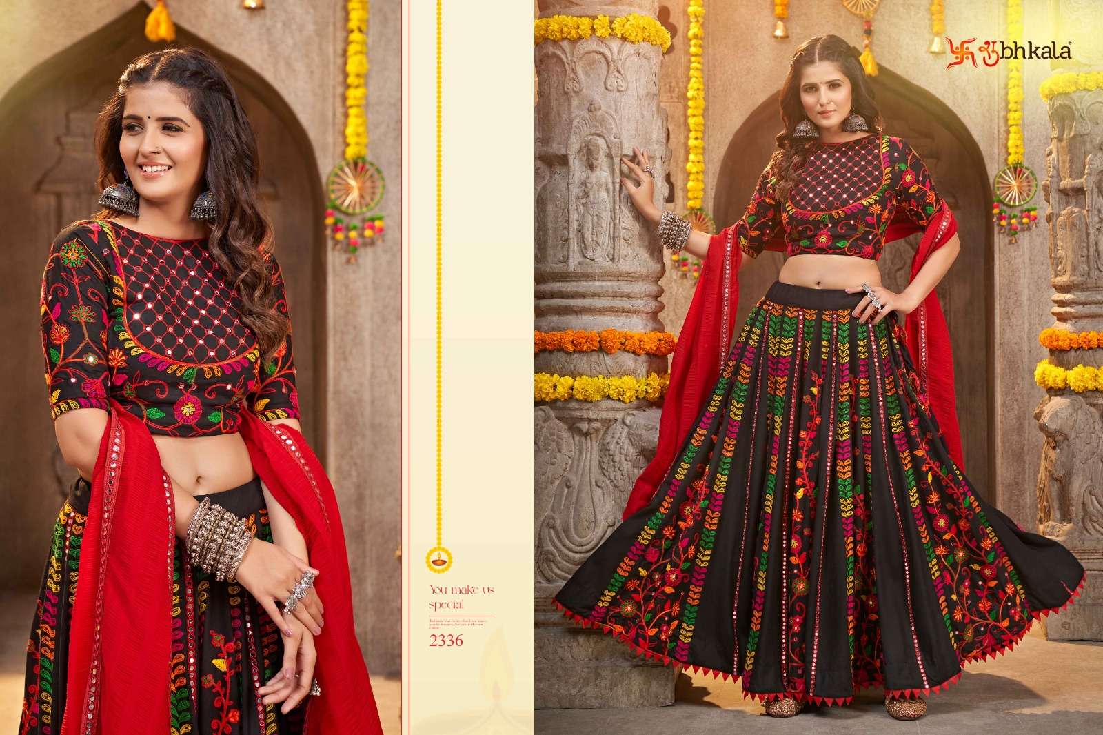 SHUBHKALA PRESENTS RAAS VOL-7 DESIGNER NAVRATRI COLECTION LEHNGHA CHOLI CATALOG WHOLESALER AND EXPORTER IN SURAT 