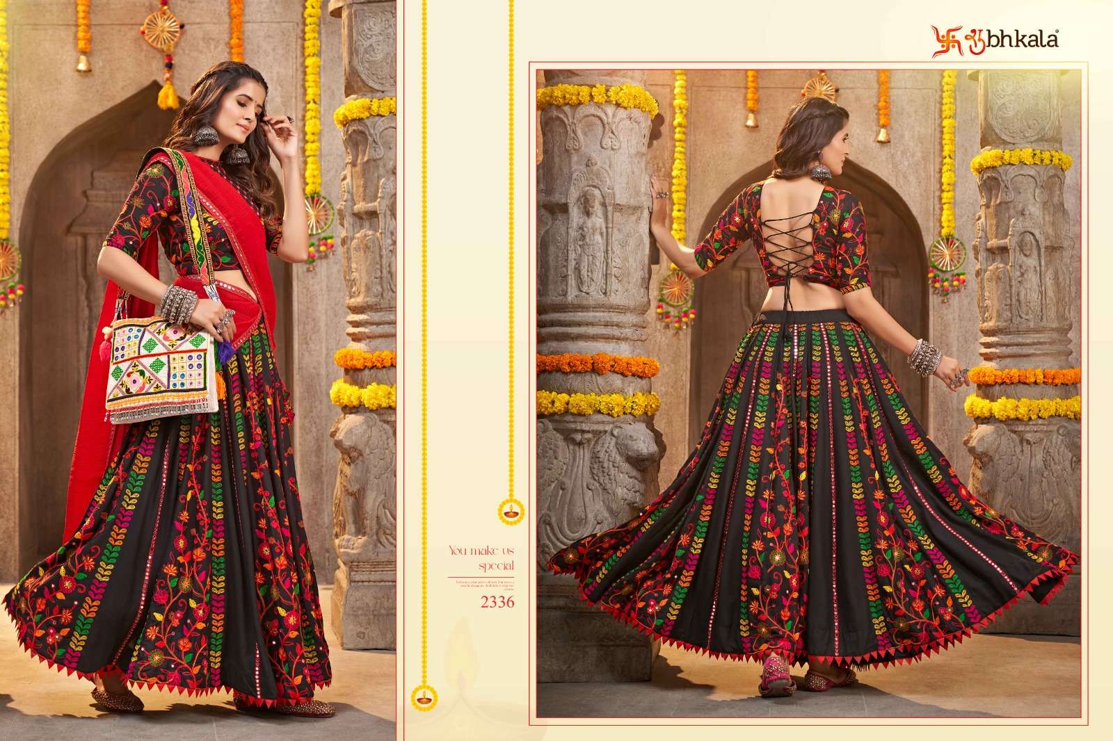 SHUBHKALA PRESENTS RAAS VOL-7 DESIGNER NAVRATRI COLECTION LEHNGHA CHOLI CATALOG WHOLESALER AND EXPORTER IN SURAT 
