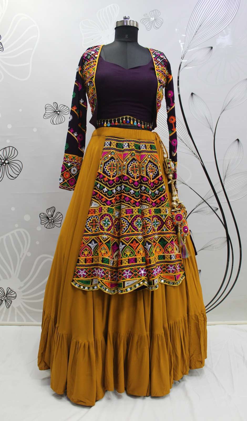 SHUBHKALA PRESENTS RAAS VOL-9 NAVRATRI FESTIVE WEAR READYMADE KOTI STYLE LEHENGA CHOLI CATALOG WHOLESALER AND EXPORTER IN SURAT 