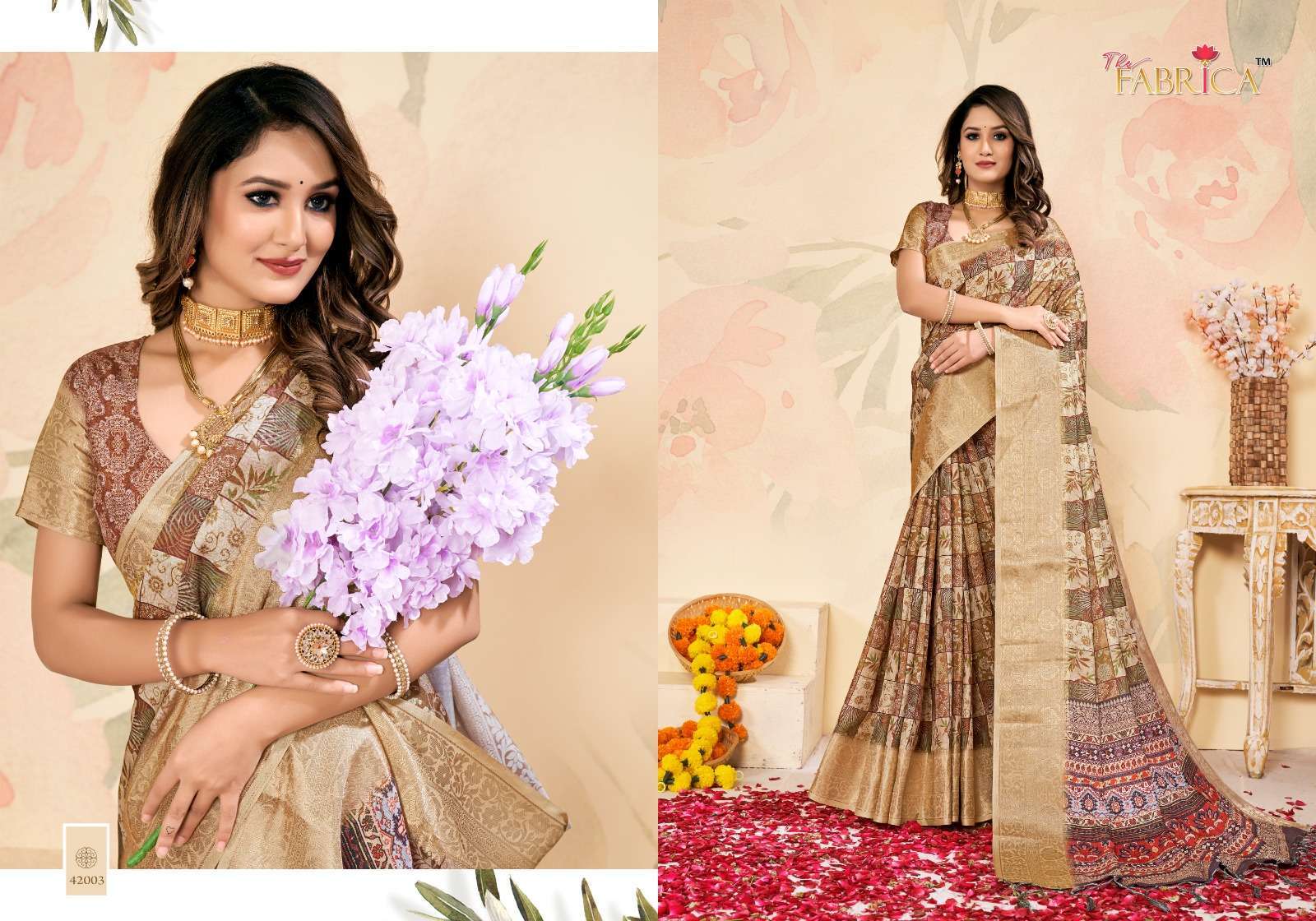 THE FABRICA PRESENT SAKHI SOFT DOLA SILK SAREES CATALOG WHOLESALER AND EXPORTER IN SURAT 