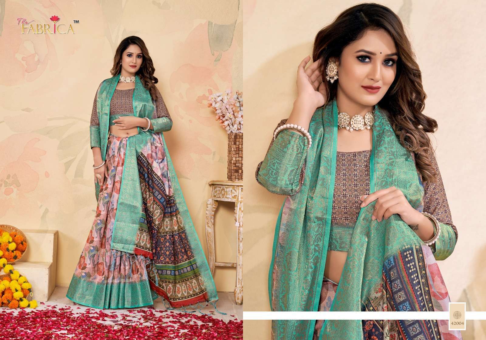 THE FABRICA PRESENT SAKHI SOFT DOLA SILK SAREES CATALOG WHOLESALER AND EXPORTER IN SURAT 