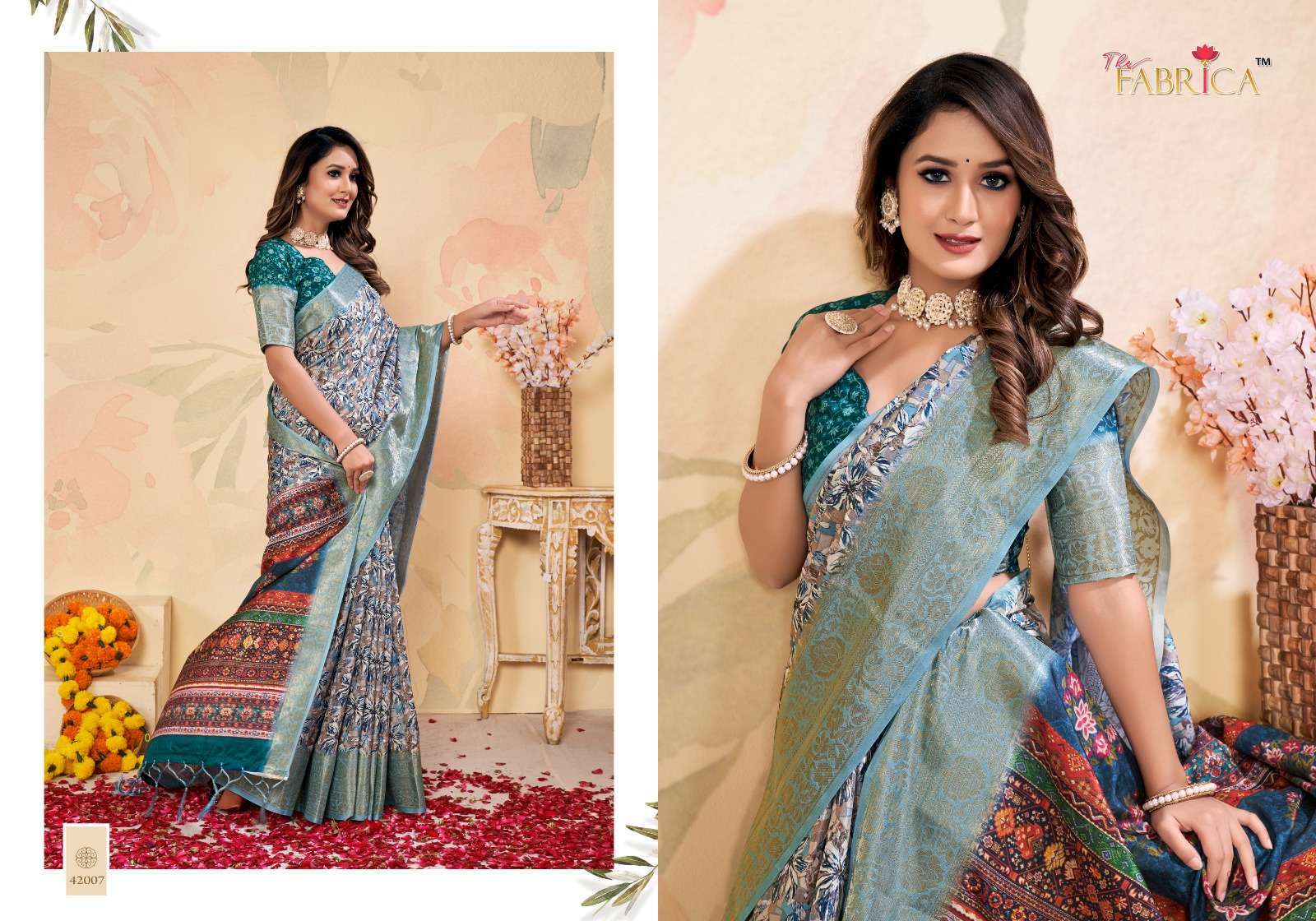THE FABRICA PRESENT SAKHI SOFT DOLA SILK SAREES CATALOG WHOLESALER AND EXPORTER IN SURAT 