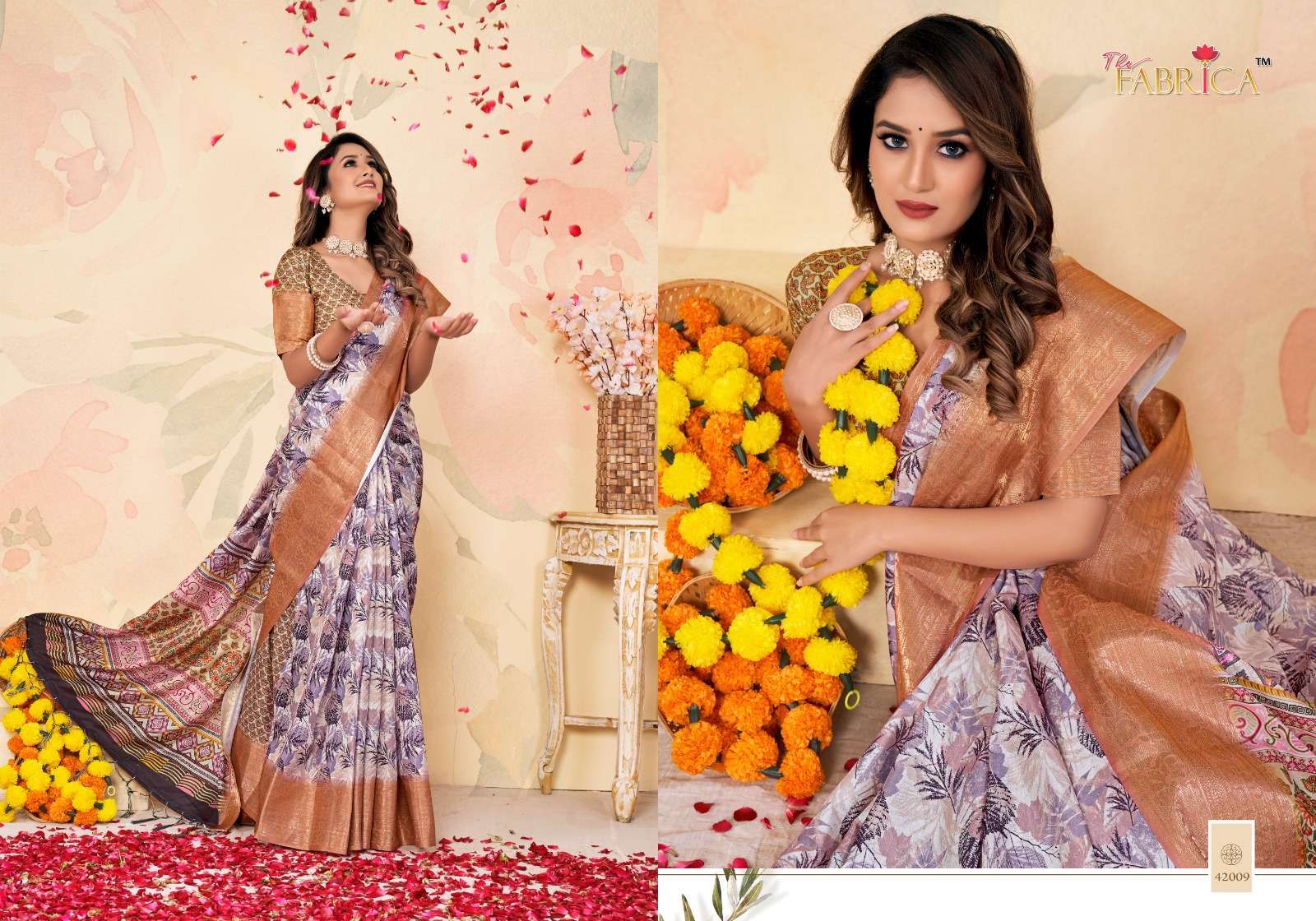 THE FABRICA PRESENT SAKHI SOFT DOLA SILK SAREES CATALOG WHOLESALER AND EXPORTER IN SURAT 
