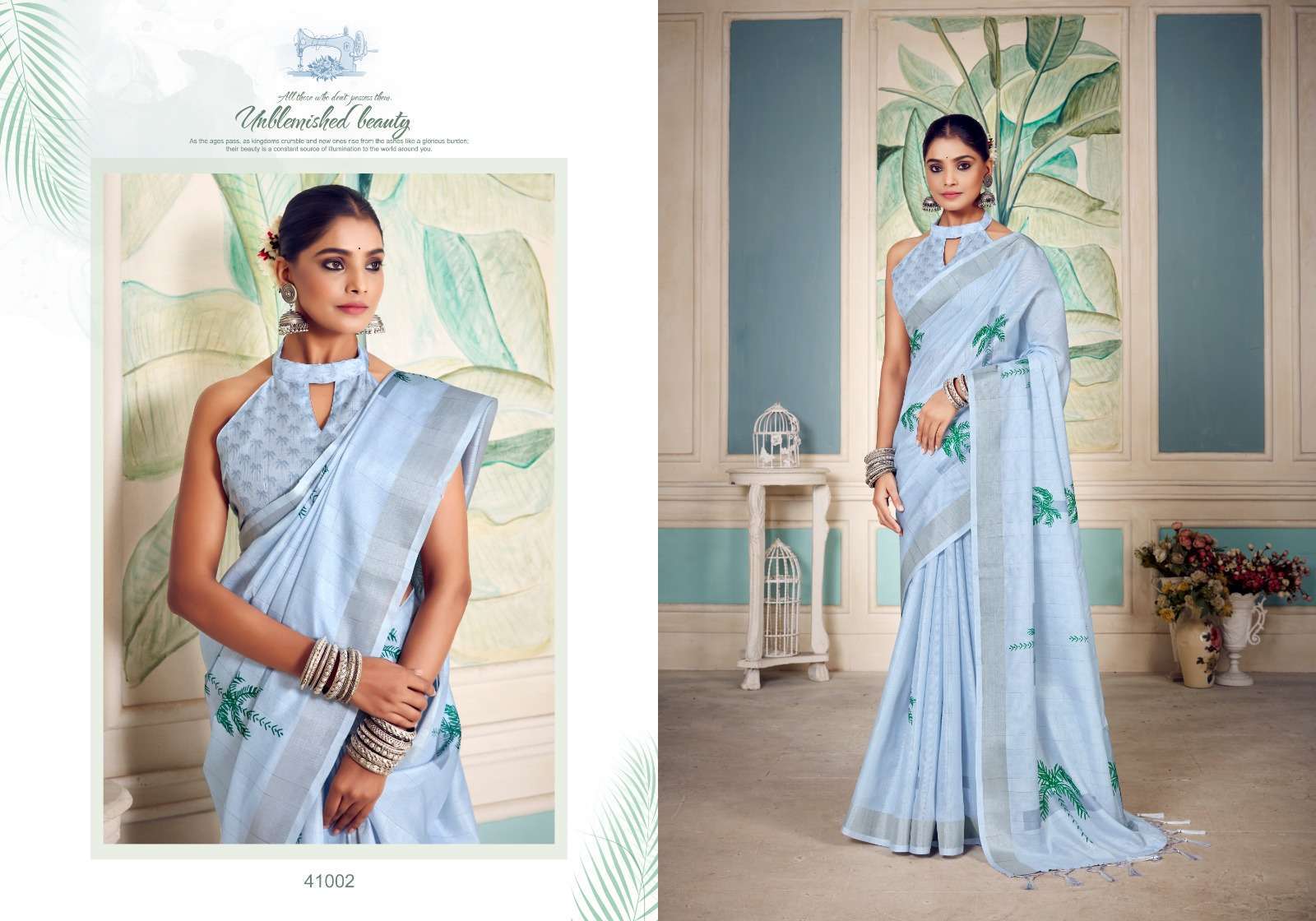THE FABRICA PRESENTS 7SEA ADORABLE DIGITAL SOFT COTTON FANCY SAREES CATALOG WHOLESALER AND EXPORTER 