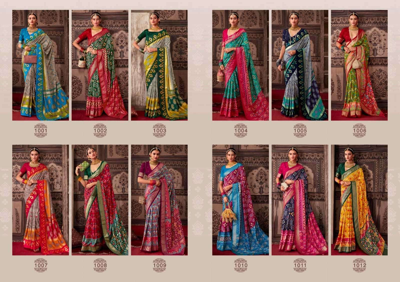 SHUBH SHREE CREATION PRESENTS AKSHARA SILK FANCY SAREE FOR OCCASION WEAR CATALOG WHOLESALER AND EXPORTER IN SURAT 