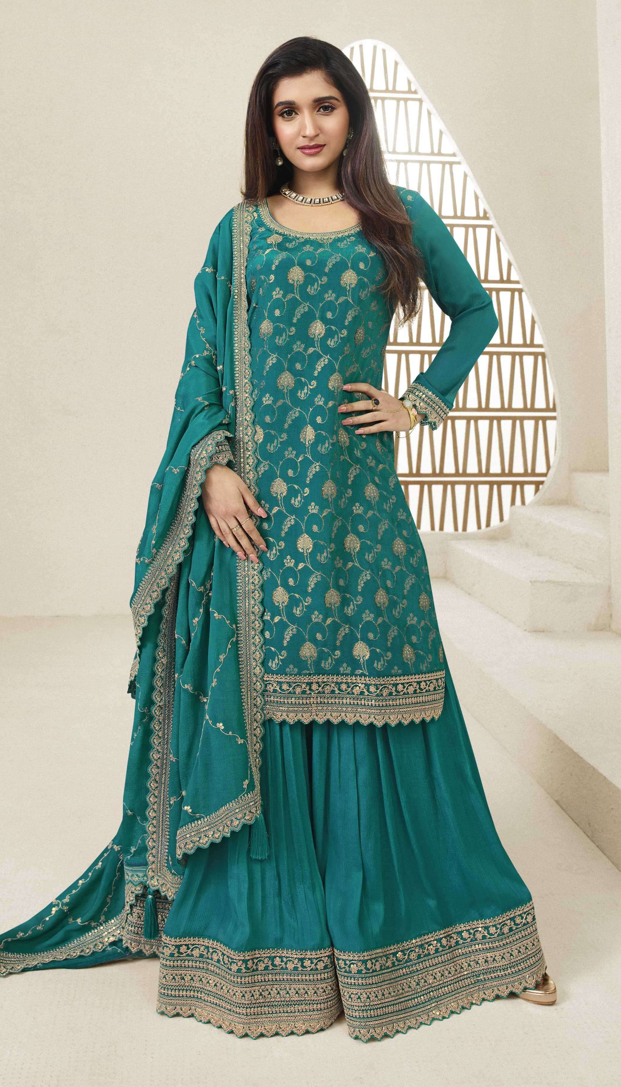 VINAY FASHION PRESENTS KULEESH KARVA BEAUTIFUL HEAVY EMBROIDERY UNSTITCH SALWAR SUITS CATALOG WHOLESALER AND EXPORTER IN SURAT 