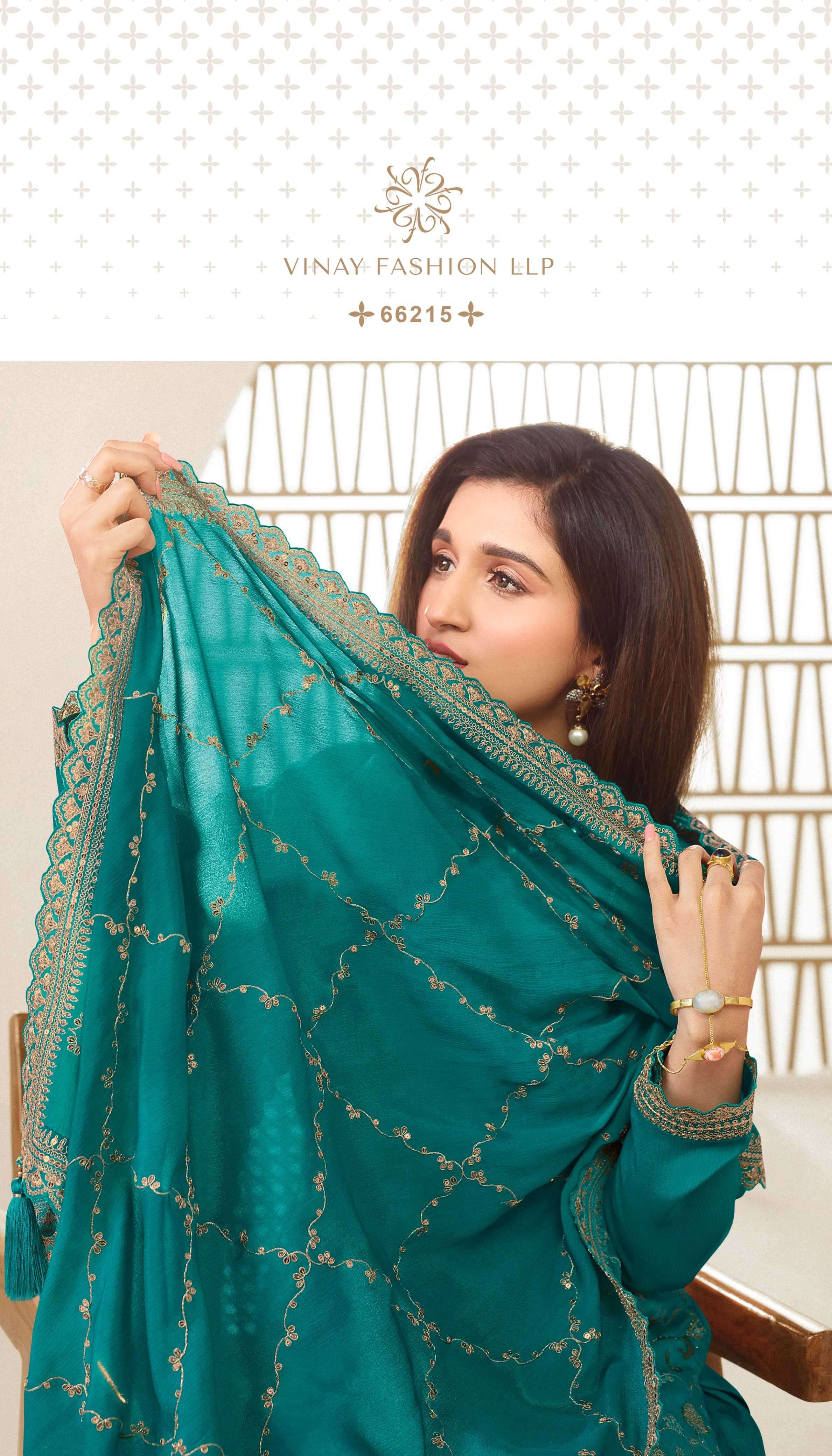 VINAY FASHION PRESENTS KULEESH KARVA BEAUTIFUL HEAVY EMBROIDERY UNSTITCH SALWAR SUITS CATALOG WHOLESALER AND EXPORTER IN SURAT 