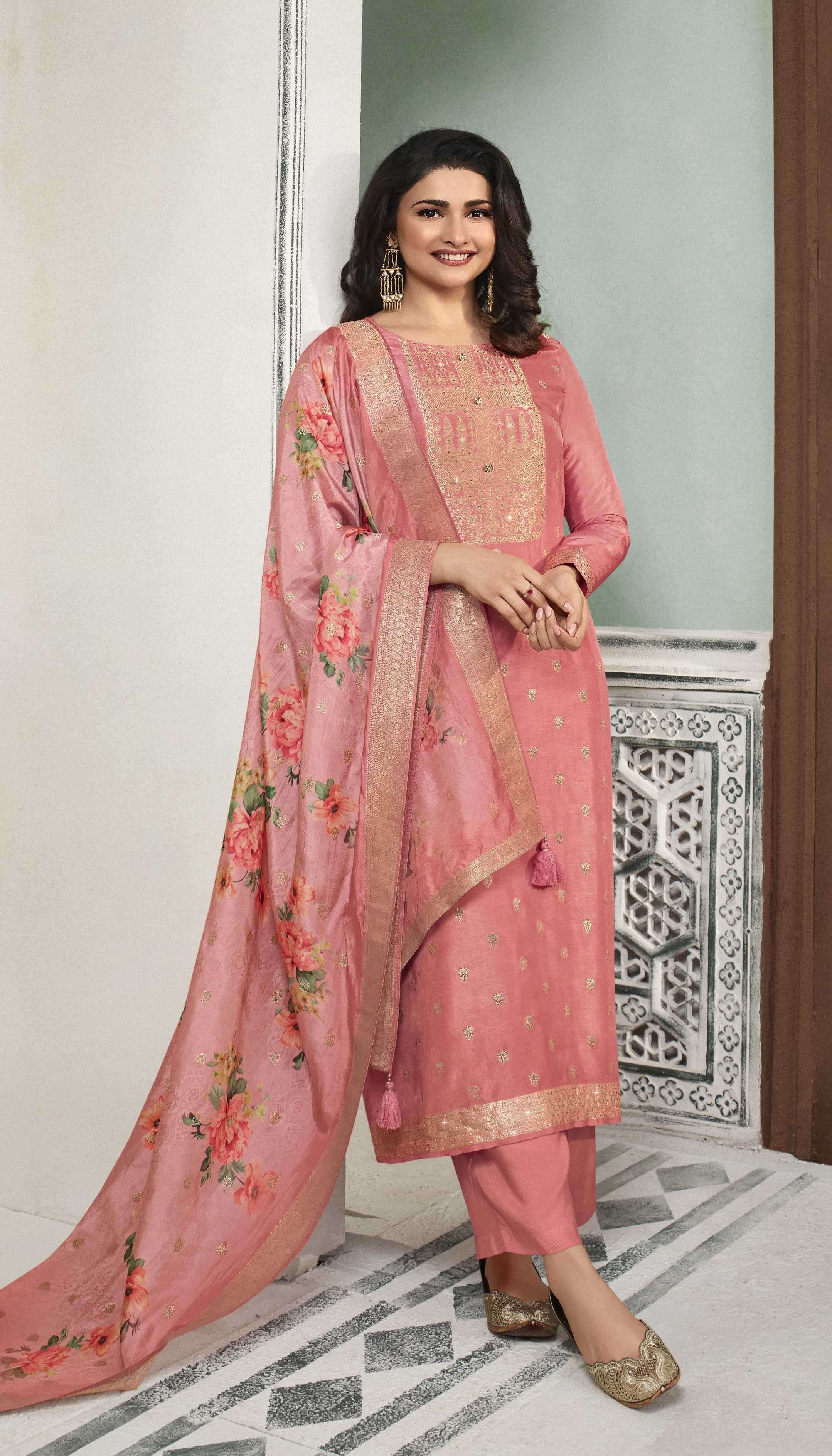 VINAY FASHION PRESENTS KULEESH ZAREENA VOL-8 BEAUTIFUL DIWALI SPECIAL UNSTITCH SALWAR SUITS CATALOG WHOLESALER AND EXPORTER IN SURAT B