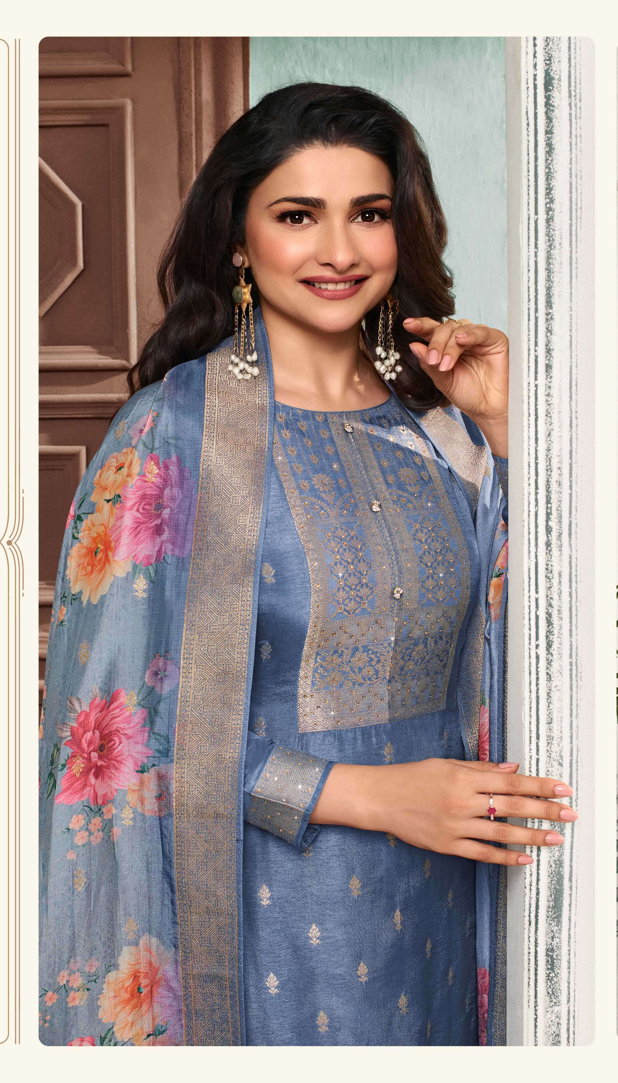 VINAY FASHION PRESENTS KULEESH ZAREENA VOL-8 BEAUTIFUL DIWALI SPECIAL UNSTITCH SALWAR SUITS CATALOG WHOLESALER AND EXPORTER IN SURAT B