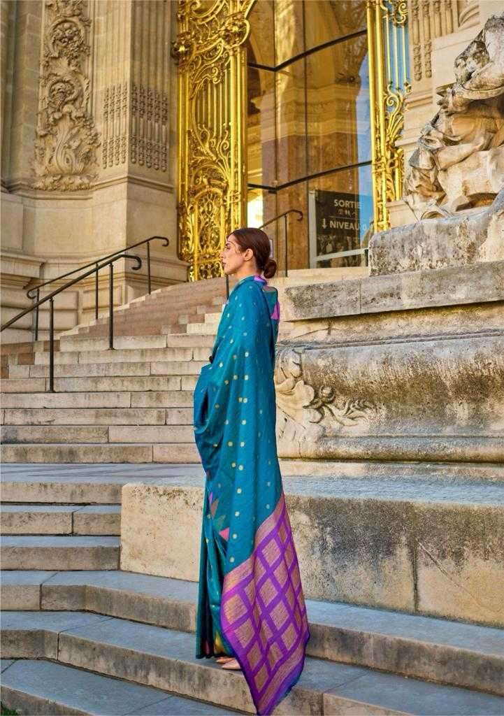 RAJTEX PRESENTS KHWAAB SILK 349001-349008 HANDLOOM WEAVING KHADI SILK SAREES CATALOG WHOLESALER AND EXPORTER IN SURAT 
