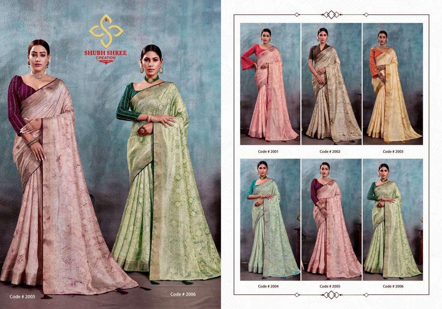 Shubh Shree Presents Saachi Vol-2 2001 To 2006 Fancy Silk Occasion Wear Saree catalog Wholesalers Exporter 