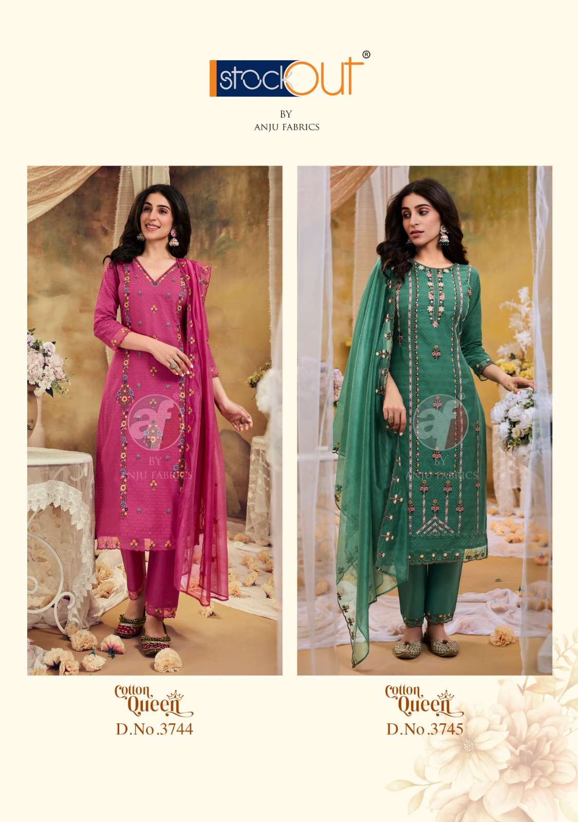 ANJU FAB PRESENTS COTTON QUEEN NEW LAUNCHING EXCLUSIVE READYMADE KURTIS CATALOG WHOLESALER AND EXPORTER IN SURAT