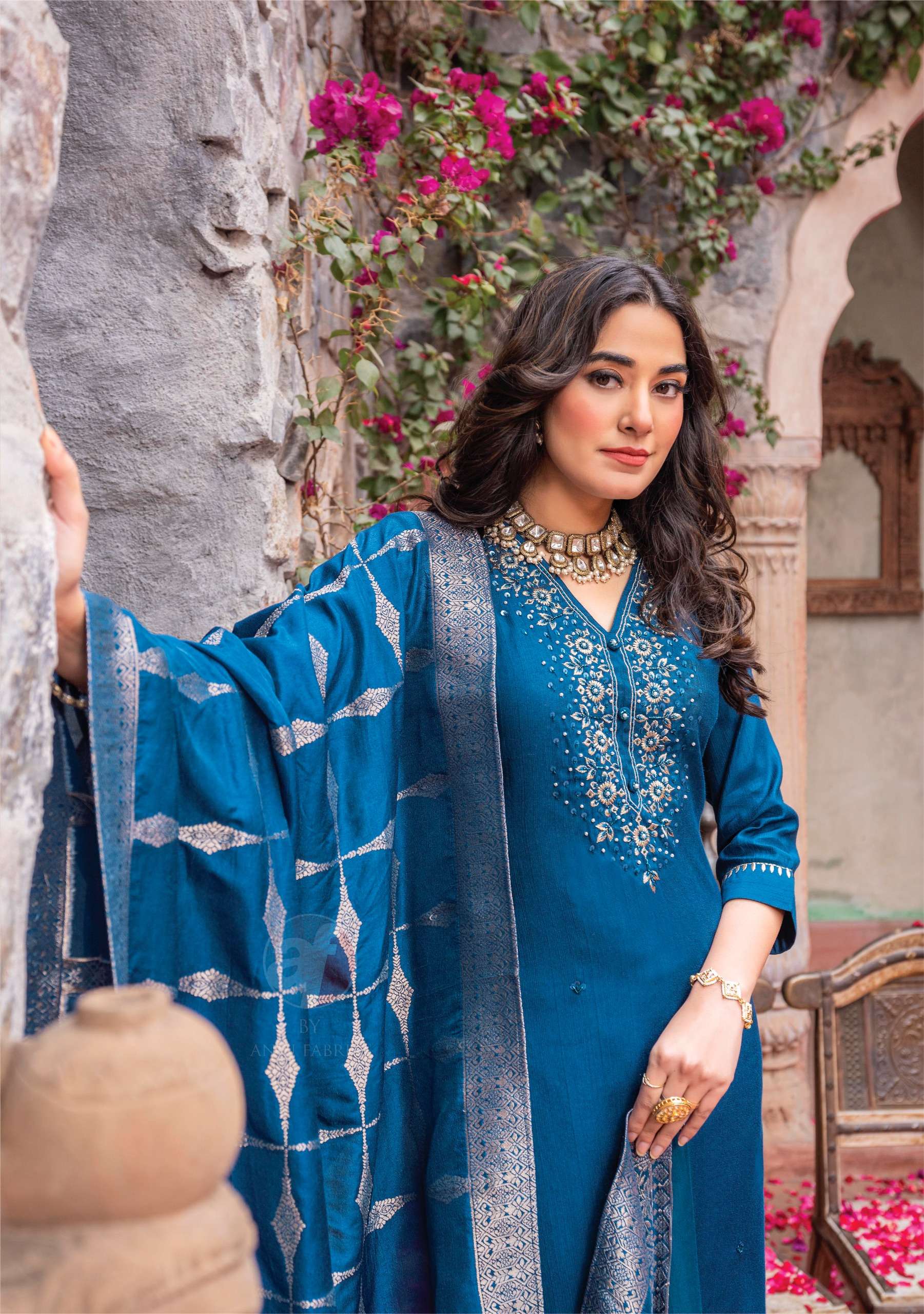 ANJU FAB PRESENTS MAYURI VOL-4 FESTIVE WEAR FANCY KURTI WITH AFGANI PANT CATALOG WHOLESALER AND EXPORTER IN SURAT 