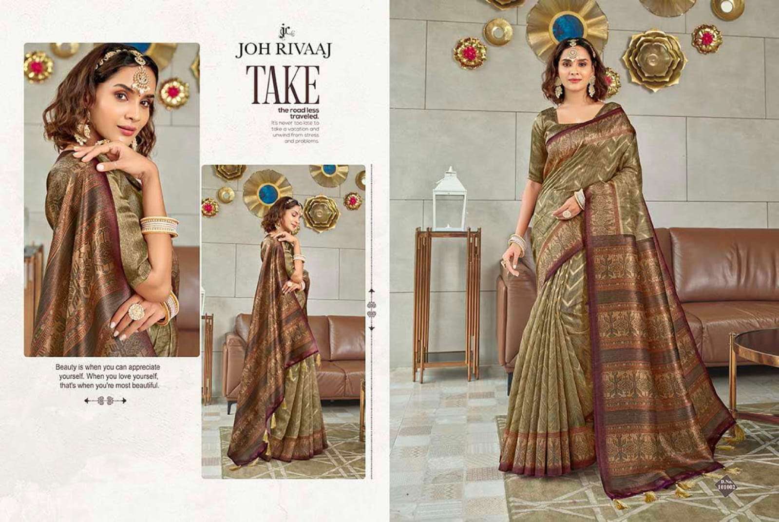 JOH RIVAAJ PRESENTS JANISHA FANCY SAREES CATALOG WHOLESALER AND EXPORTER IN SURAT 