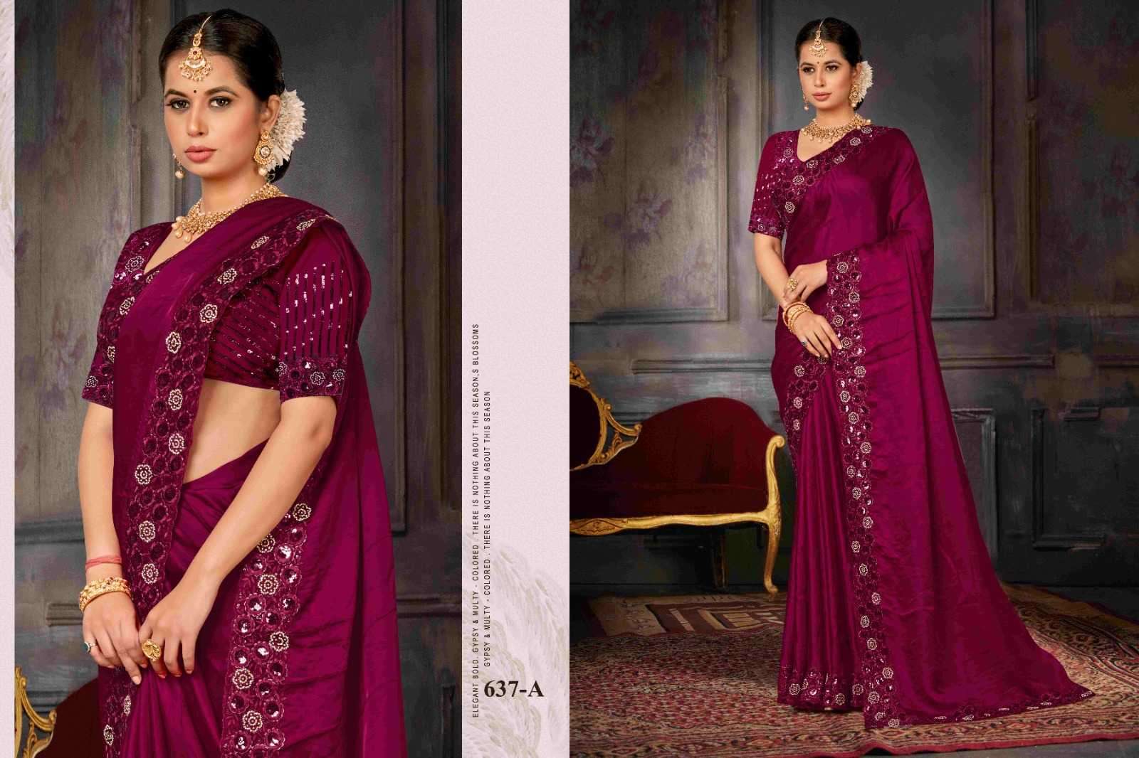 MEHAK PRESENTS JHALAK FANCY HEAVY GEORGETTE SAREE WITH SEQUENCE WORK CATALOG WHOOLESALER AND EXPORTER 