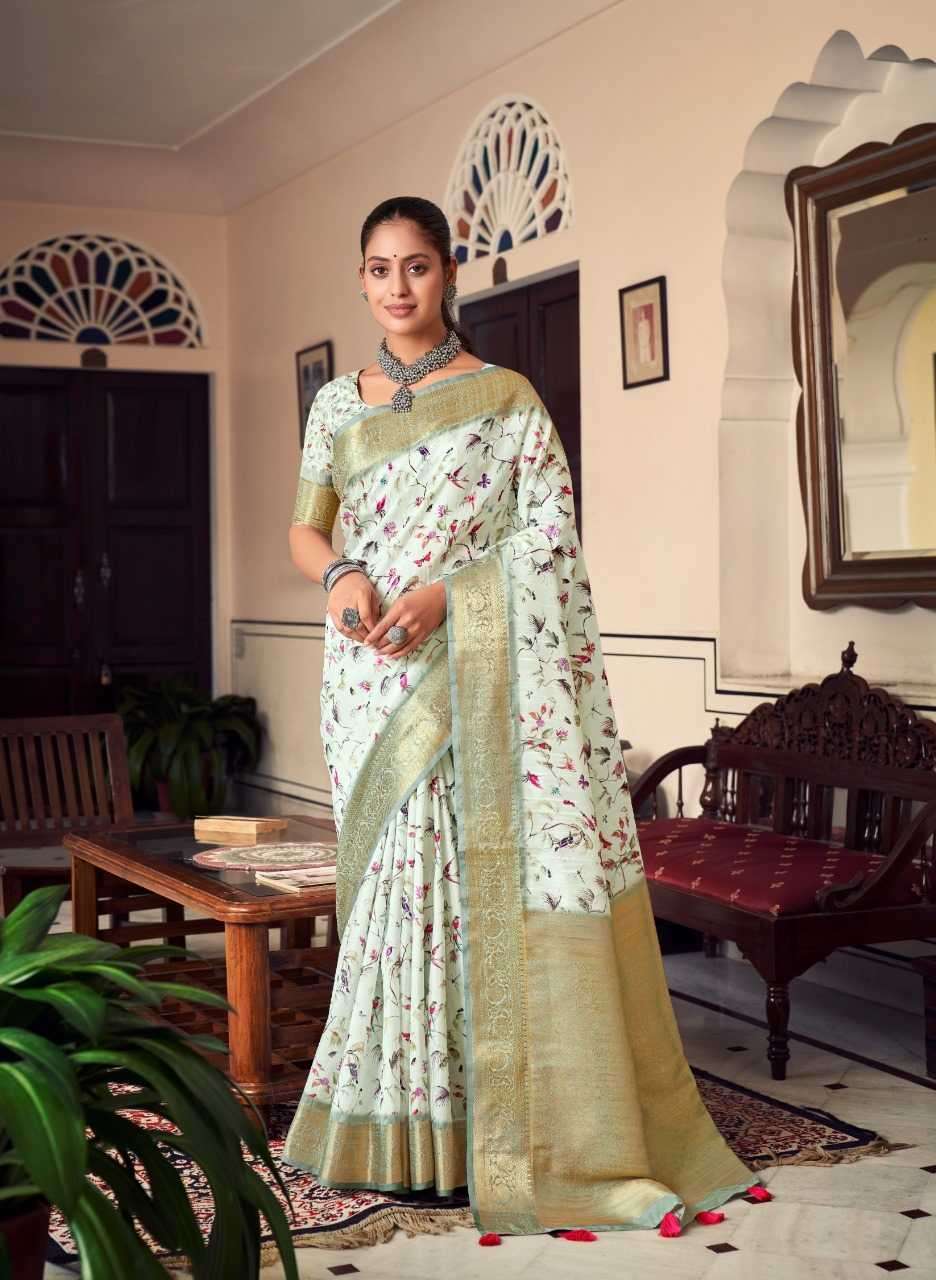 PANKH PRESENTS SPARKING BEAUTY MAHAK SILK BASE SAREE EXPORTS CATALOG WHOLESALER AND EXPORTER IN SURAT