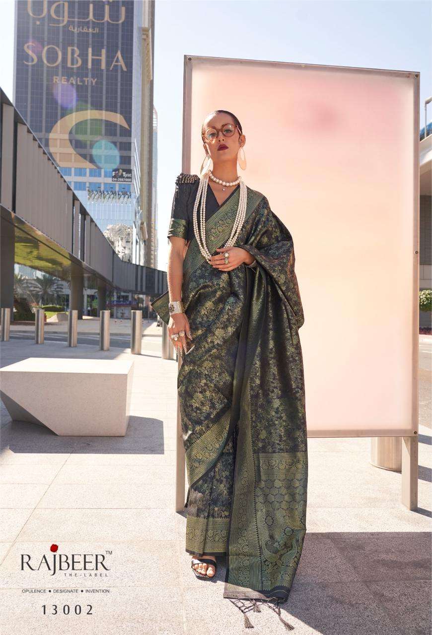 RAJBEER PRESENTS KZAINAB SOFT HANDLOOM WEAVING SAREES CATALOG WHOLESALER AND EXPORTER IN SURAT