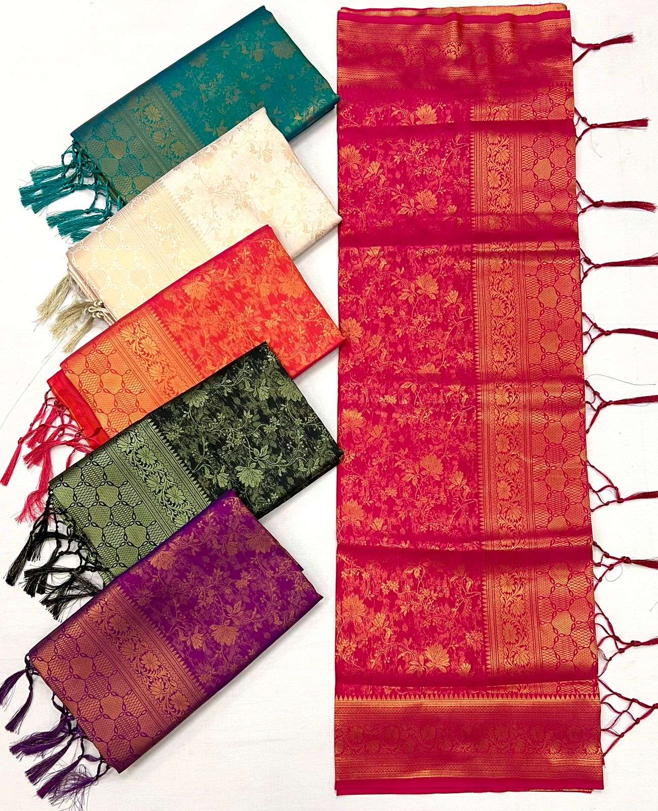 RAJBEER PRESENTS KZAINAB SOFT HANDLOOM WEAVING SAREES CATALOG WHOLESALER AND EXPORTER IN SURAT