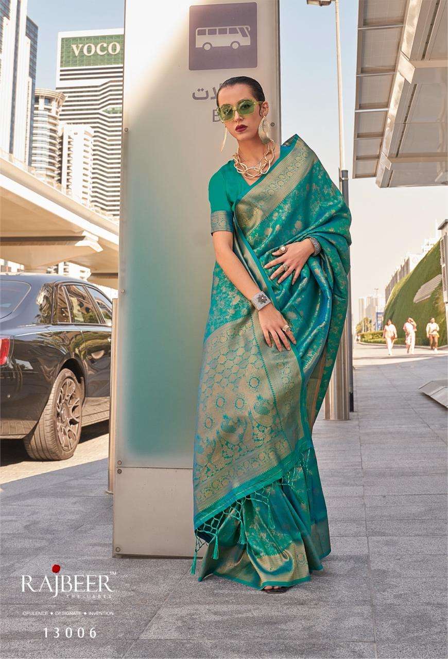 RAJBEER PRESENTS KZAINAB SOFT HANDLOOM WEAVING SAREES CATALOG WHOLESALER AND EXPORTER IN SURAT