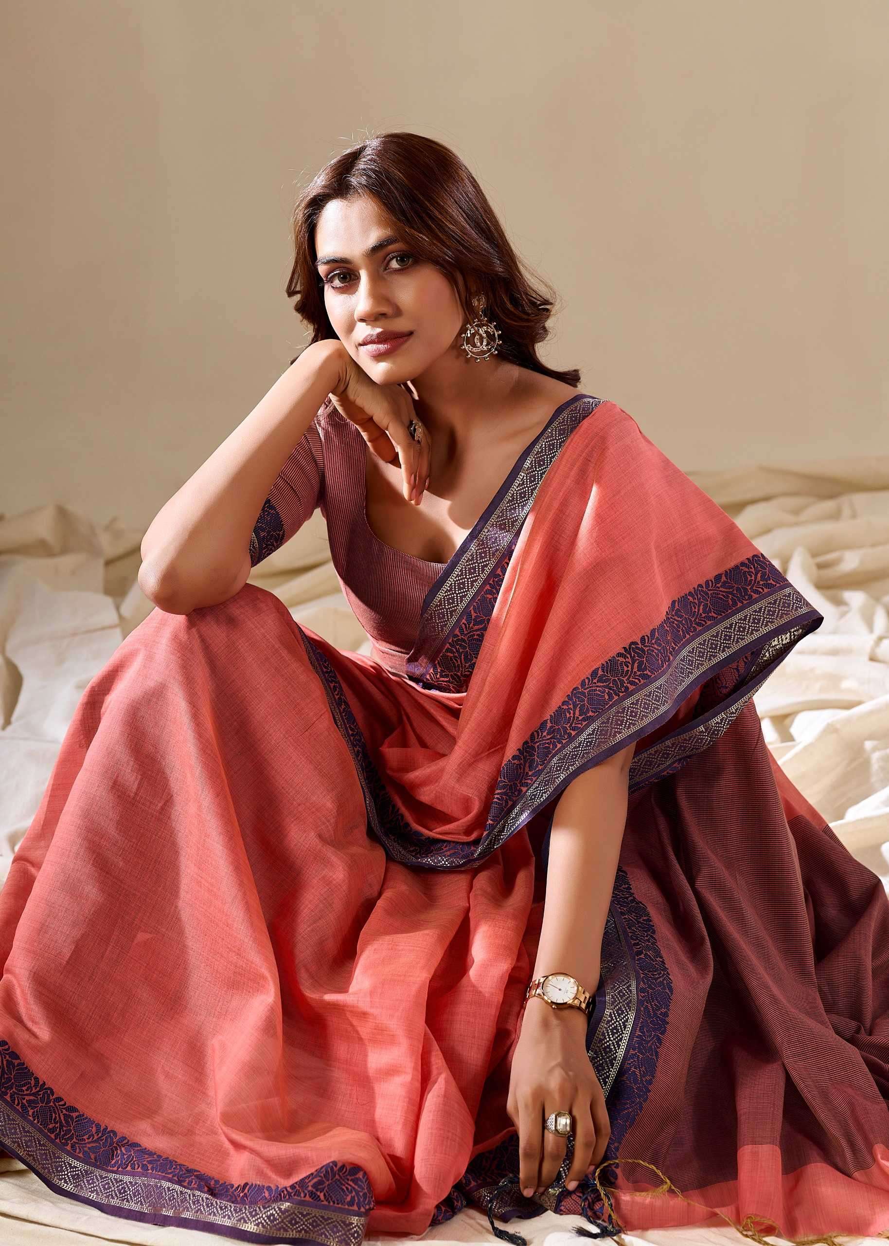 RAJPATH PRESENTS ABHILASHA SILK FANCY WEAR HANDLOOM COTTON SAREE CATALOG WHOLESALER AND EXPORTER IN SURAT