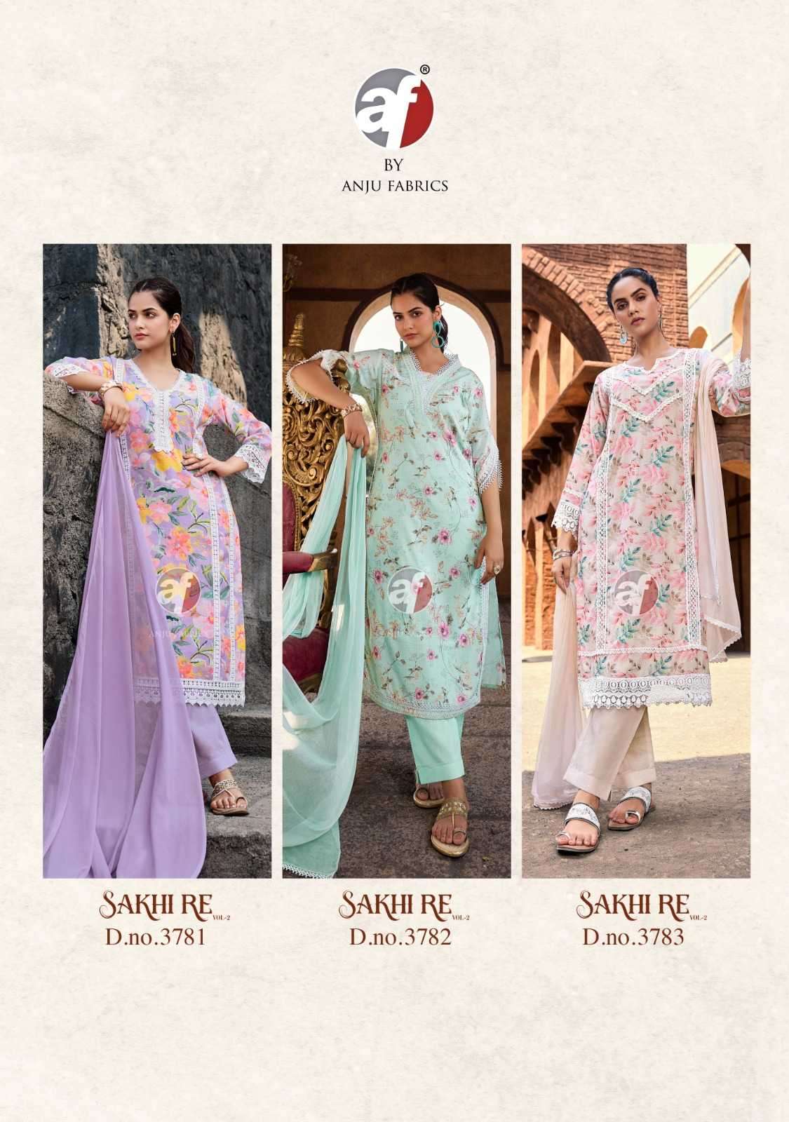 ANJU FAB PRESENTS SAKHI RE VOL-2 FULLY STITCH EXCLUSIVE LINEN COTTON KURTIS CATALOG WHOLESALER AND EXPORTER IN SURAT