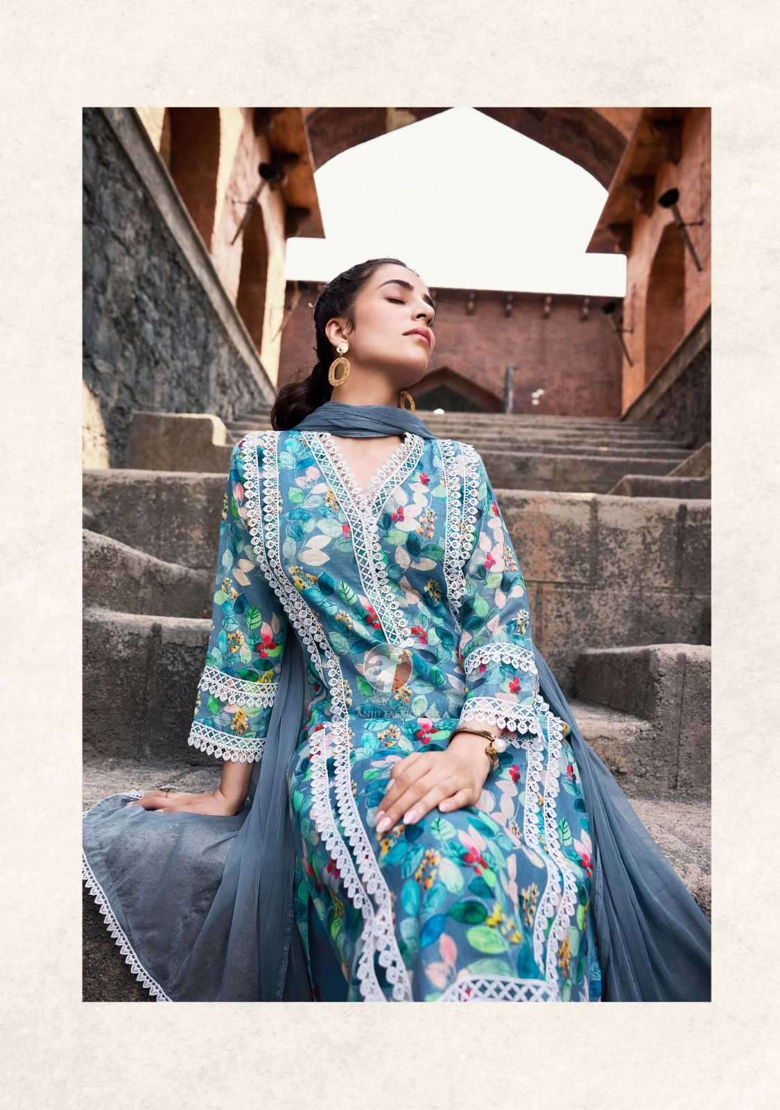 ANJU FAB PRESENTS SAKHI RE VOL-2 FULLY STITCH EXCLUSIVE LINEN COTTON KURTIS CATALOG WHOLESALER AND EXPORTER IN SURAT