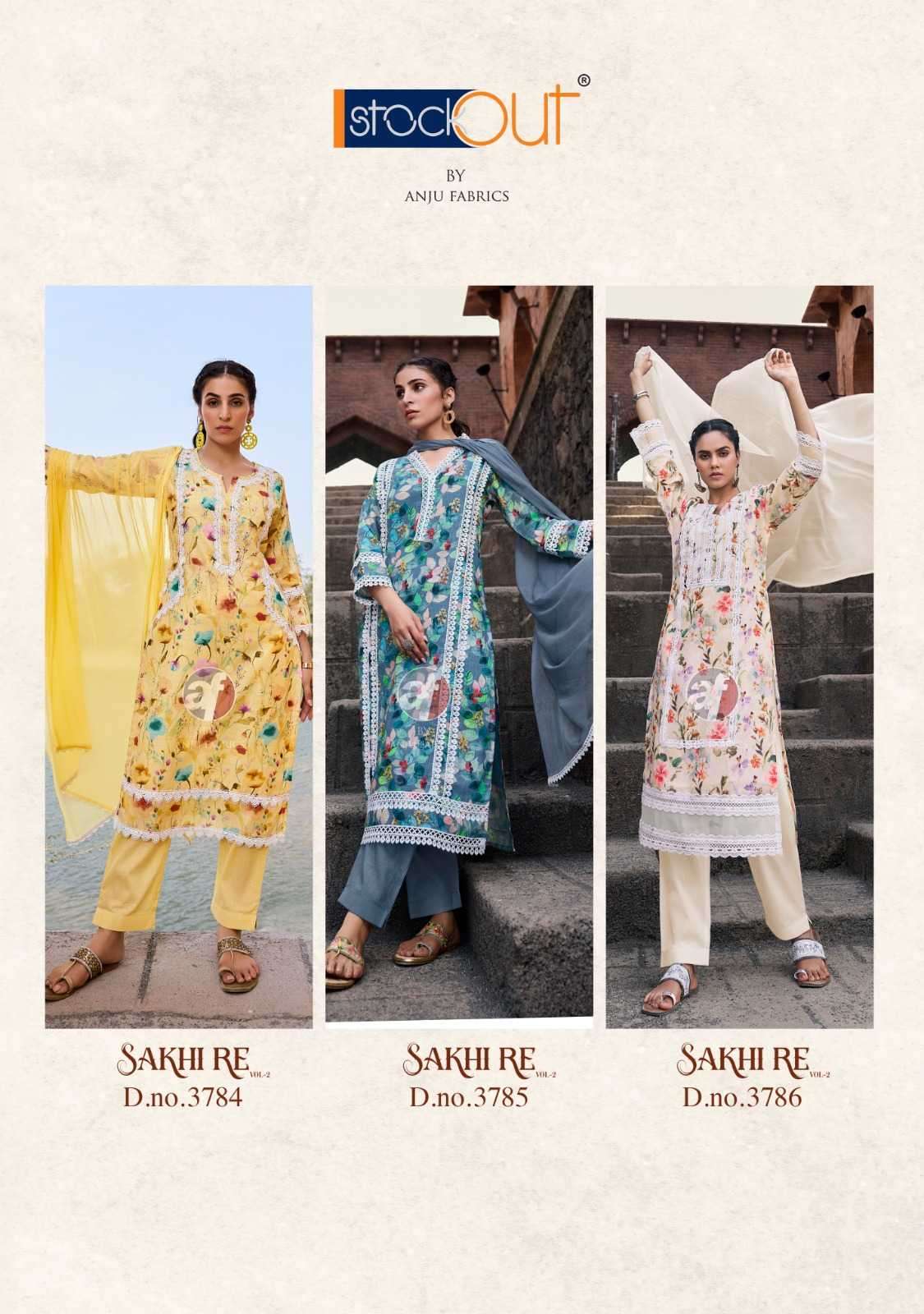 ANJU FAB PRESENTS SAKHI RE VOL-2 FULLY STITCH EXCLUSIVE LINEN COTTON KURTIS CATALOG WHOLESALER AND EXPORTER IN SURAT