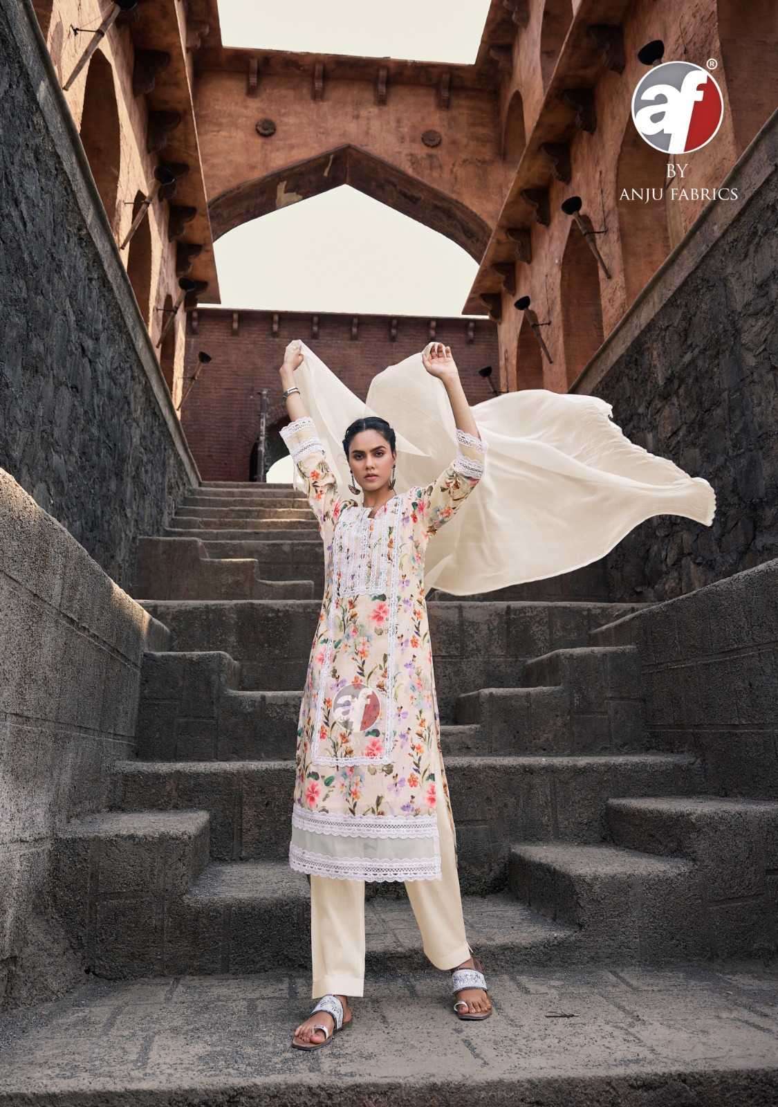 ANJU FAB PRESENTS SAKHI RE VOL-2 FULLY STITCH EXCLUSIVE LINEN COTTON KURTIS CATALOG WHOLESALER AND EXPORTER IN SURAT