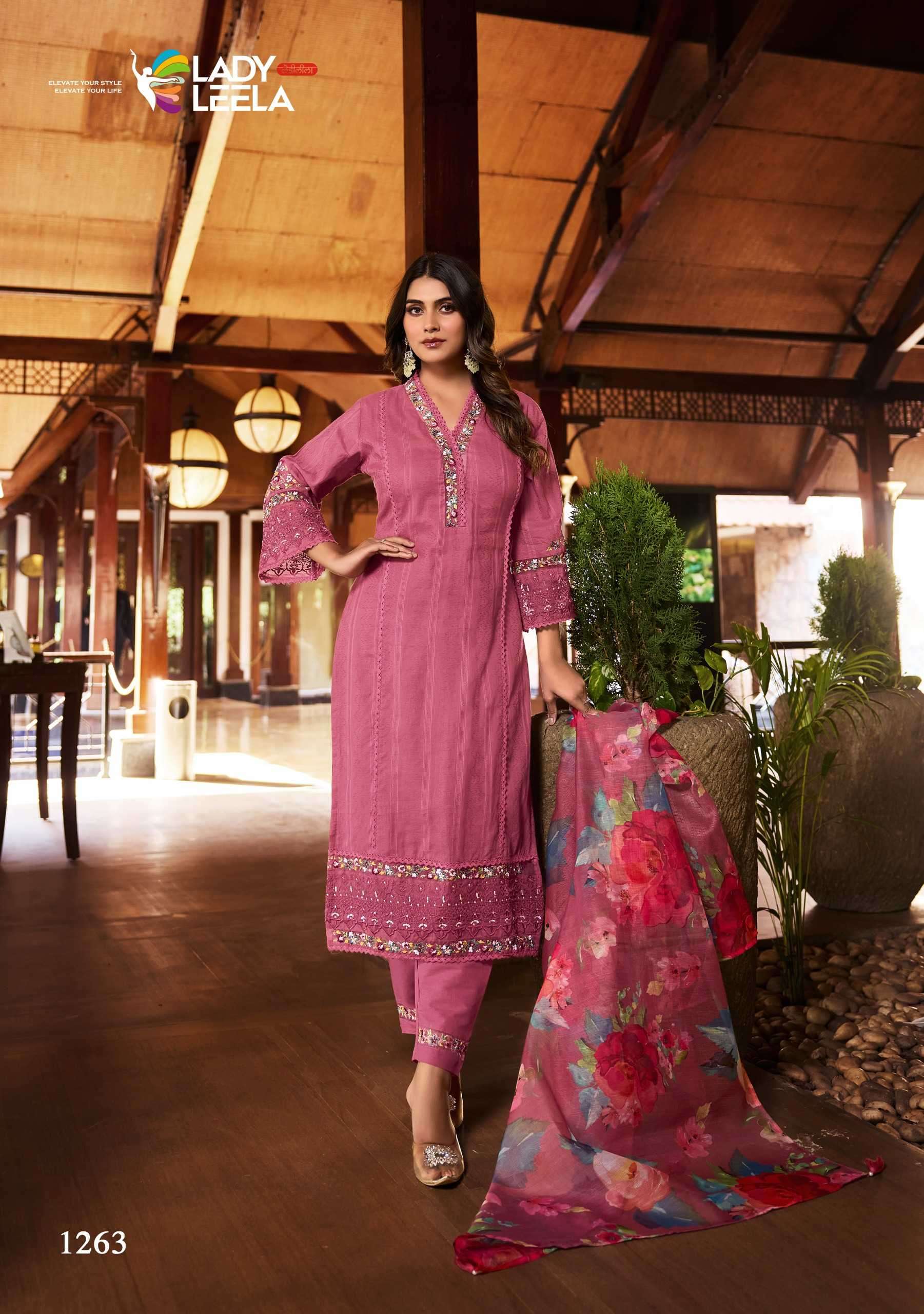LADY LEELA PRESENTS SUMMER TRENDS STYLISH EXCLUSIVE FULL STITCH COTTON KURTIS CATALOG WHOLESALER AND EXPORTER IN SURAT