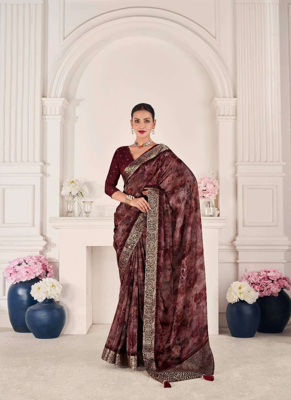 PANKH PRESENTS RIHANA SILK PURE VISCOSE SILK SAREE EXPORTS CATALOG WHOLESALER AND EXPORTER IN SURAT