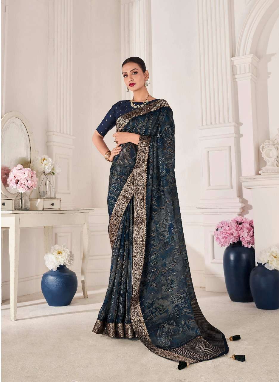 PANKH PRESENTS RIHANA SILK PURE VISCOSE SILK SAREE EXPORTS CATALOG WHOLESALER AND EXPORTER IN SURAT