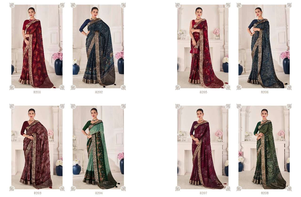 PANKH PRESENTS RIHANA SILK PURE VISCOSE SILK SAREE EXPORTS CATALOG WHOLESALER AND EXPORTER IN SURAT