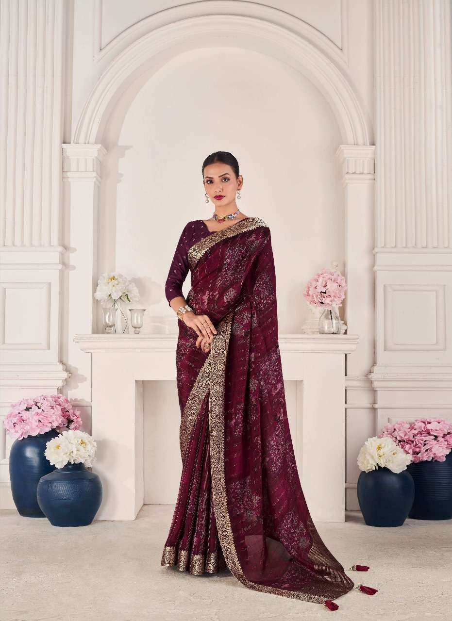 PANKH PRESENTS RIHANA SILK PURE VISCOSE SILK SAREE EXPORTS CATALOG WHOLESALER AND EXPORTER IN SURAT