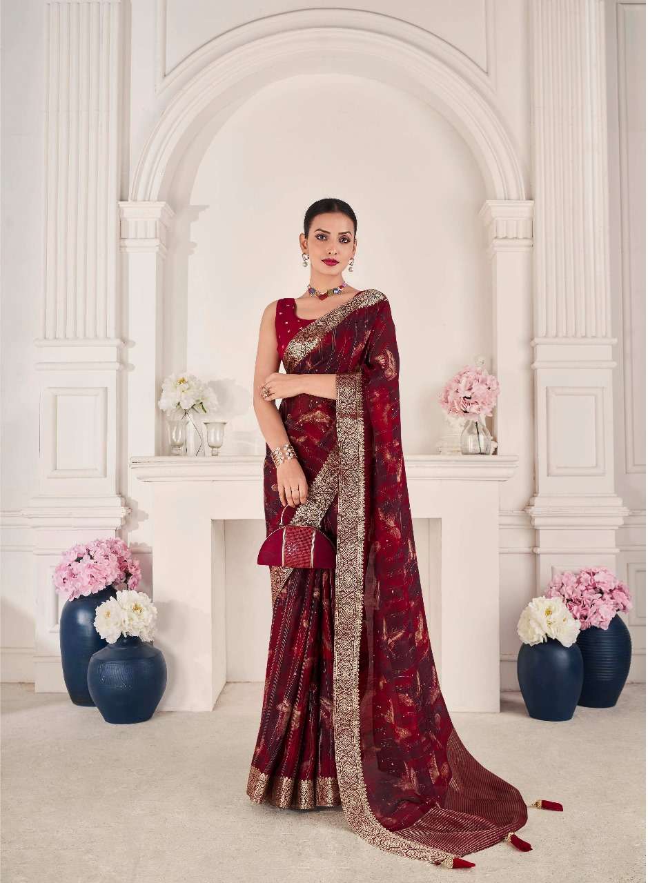 PANKH PRESENTS RIHANA SILK PURE VISCOSE SILK SAREE EXPORTS CATALOG WHOLESALER AND EXPORTER IN SURAT