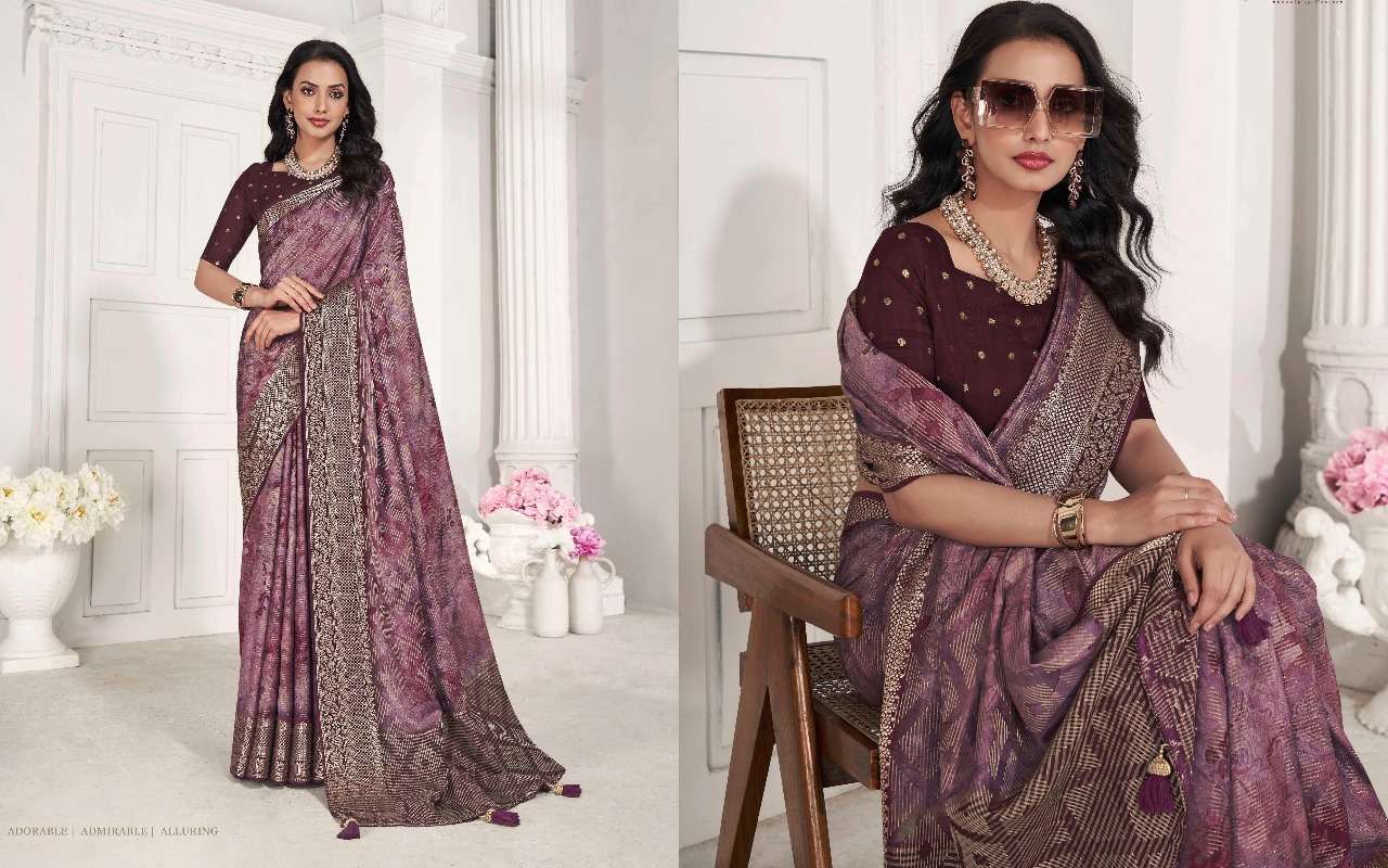 PANKH PRESENTS SHREYANKA SILK PURE VISCOSE KATHA LINE SILK SAREE EXPORTS CATALOG WHOLESALER AND EXPORTER IN SURAT