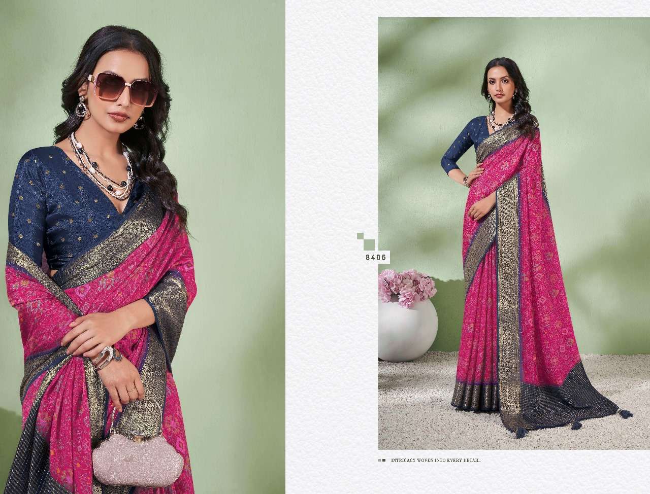 PANKH PRESENTS SMRITI SILK SILK BASE SAREE EXPORTS CATALOG WHOLESALER AND EXPORTER IN SURAT