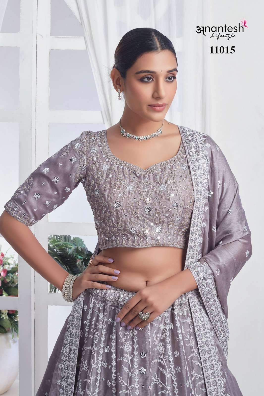 ANANTESH LIFESTYLE PRESENTS BRIDESMAID VOL-3 DESIGNER LEHNGHA CHOLI CATALOG WHOLESALER AND EXPORTER IN SURAT