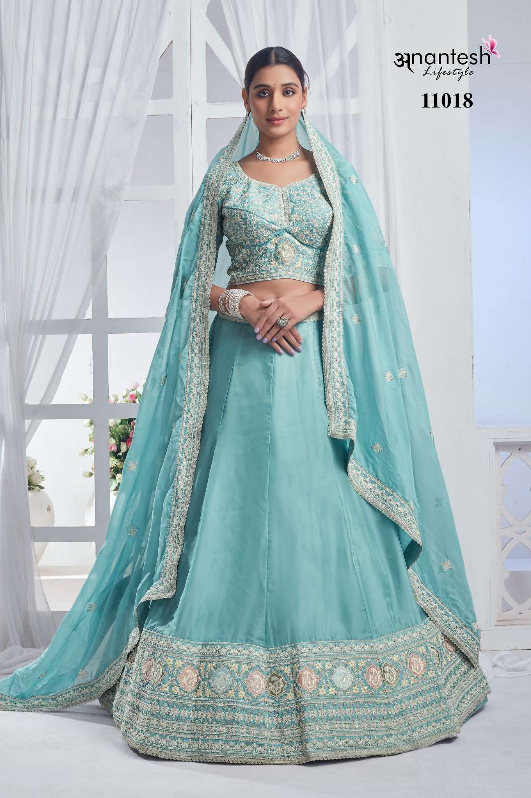 ANANTESH LIFESTYLE PRESENTS BRIDESMAID VOL-3 DESIGNER LEHNGHA CHOLI CATALOG WHOLESALER AND EXPORTER IN SURAT