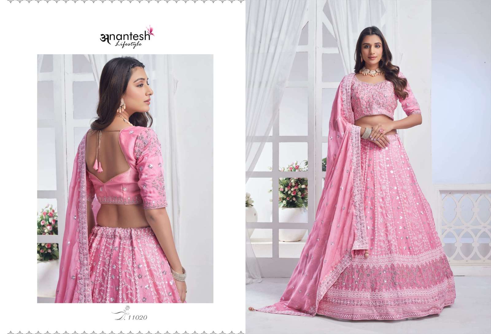 ANANTESH LIFESTYLE PRESENTS BRIDESMAID VOL-3 DESIGNER LEHNGHA CHOLI CATALOG WHOLESALER AND EXPORTER IN SURAT