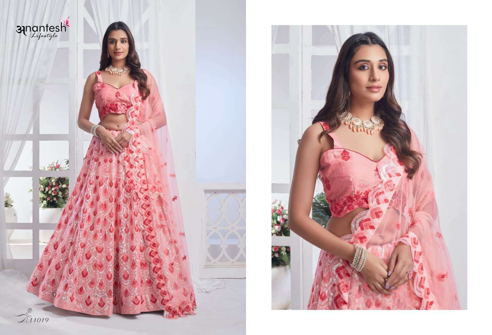 ANANTESH LIFESTYLE PRESENTS BRIDESMAID VOL-3 DESIGNER LEHNGHA CHOLI CATALOG WHOLESALER AND EXPORTER IN SURAT