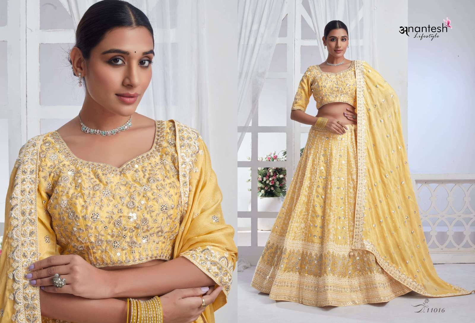 ANANTESH LIFESTYLE PRESENTS BRIDESMAID VOL-3 DESIGNER LEHNGHA CHOLI CATALOG WHOLESALER AND EXPORTER IN SURAT